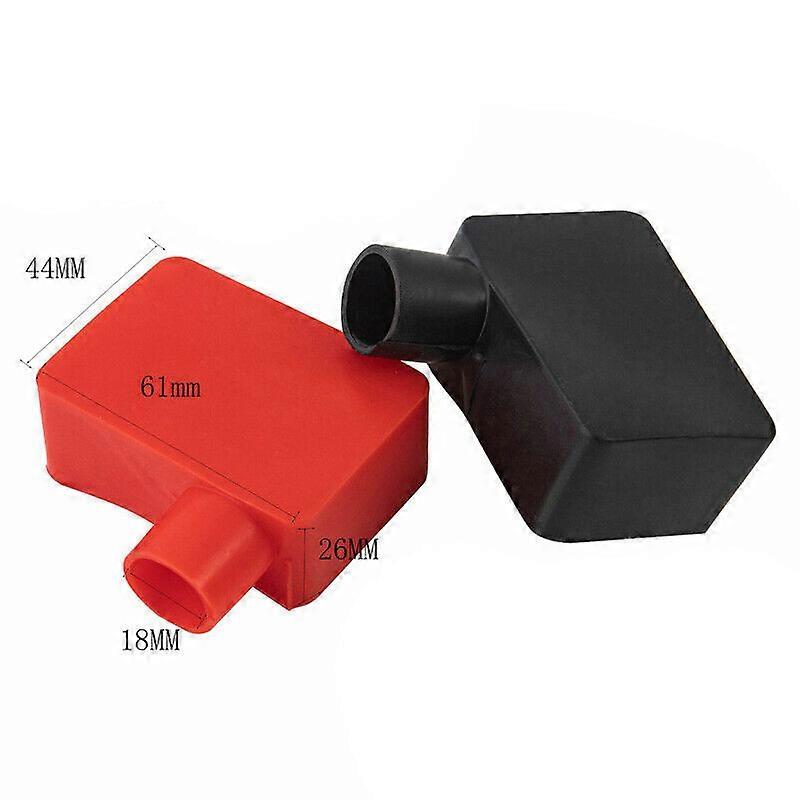 2pcs Battery Car power connector Terminal Cover A Universal Top Column Protection Cover For Automotive Positive And Negative Battery Terminals.