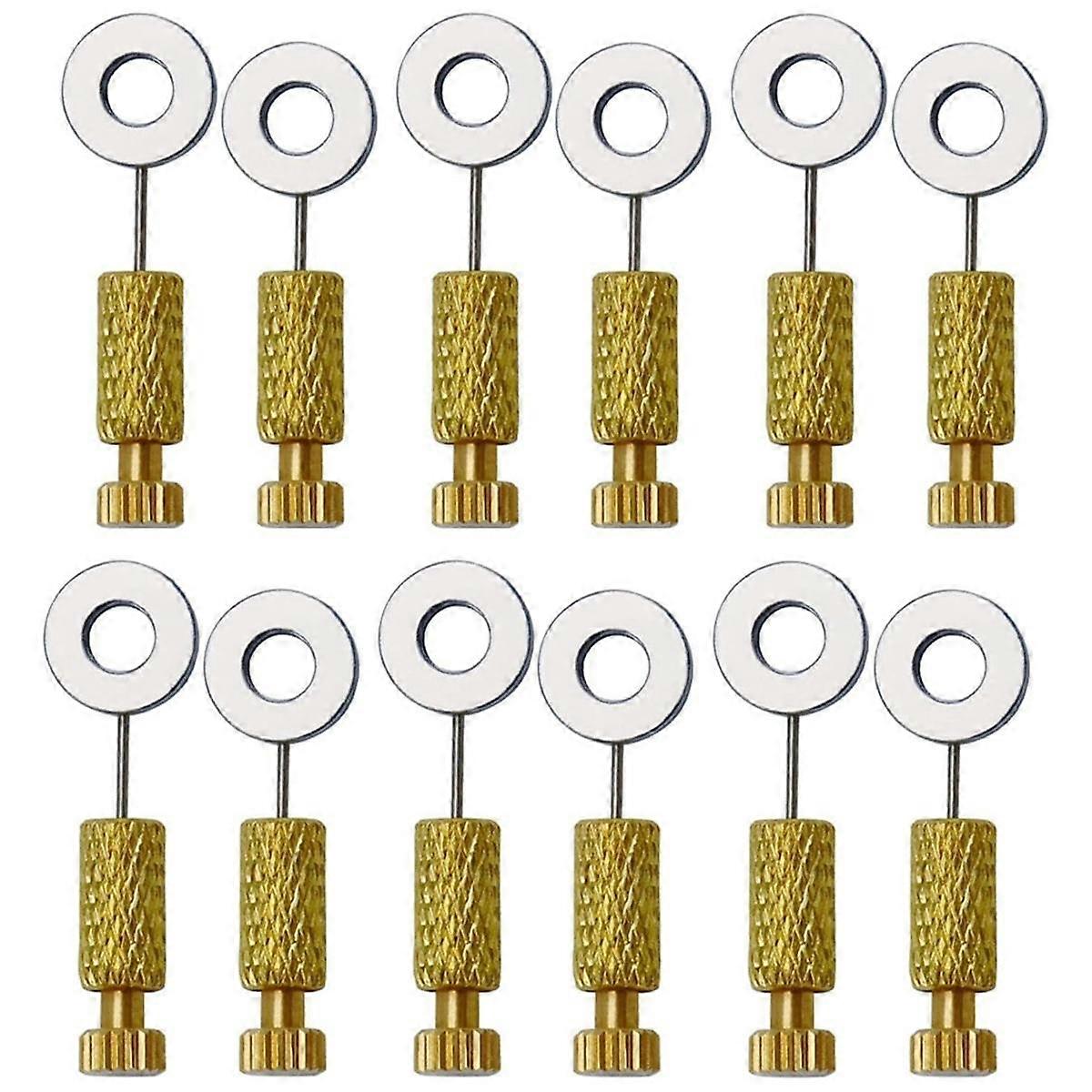 12Pcs Leather Suture Positioning Needle,Handmade DIY Leather Positioning Pins Leather Located Needles Tools Leather Good