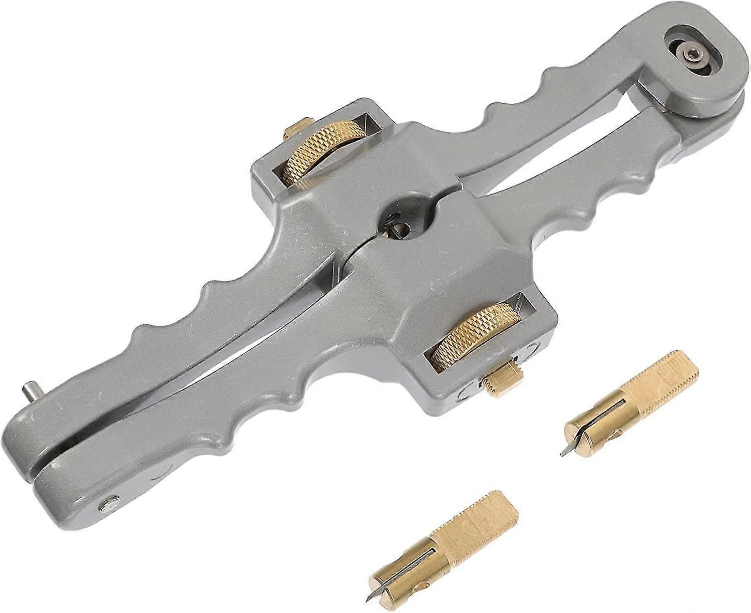 Wire Stripping Tool Wire Stripper Longitudinal Fiber Optic Cable Stripper Wire Stripper (silver) (1pcs)