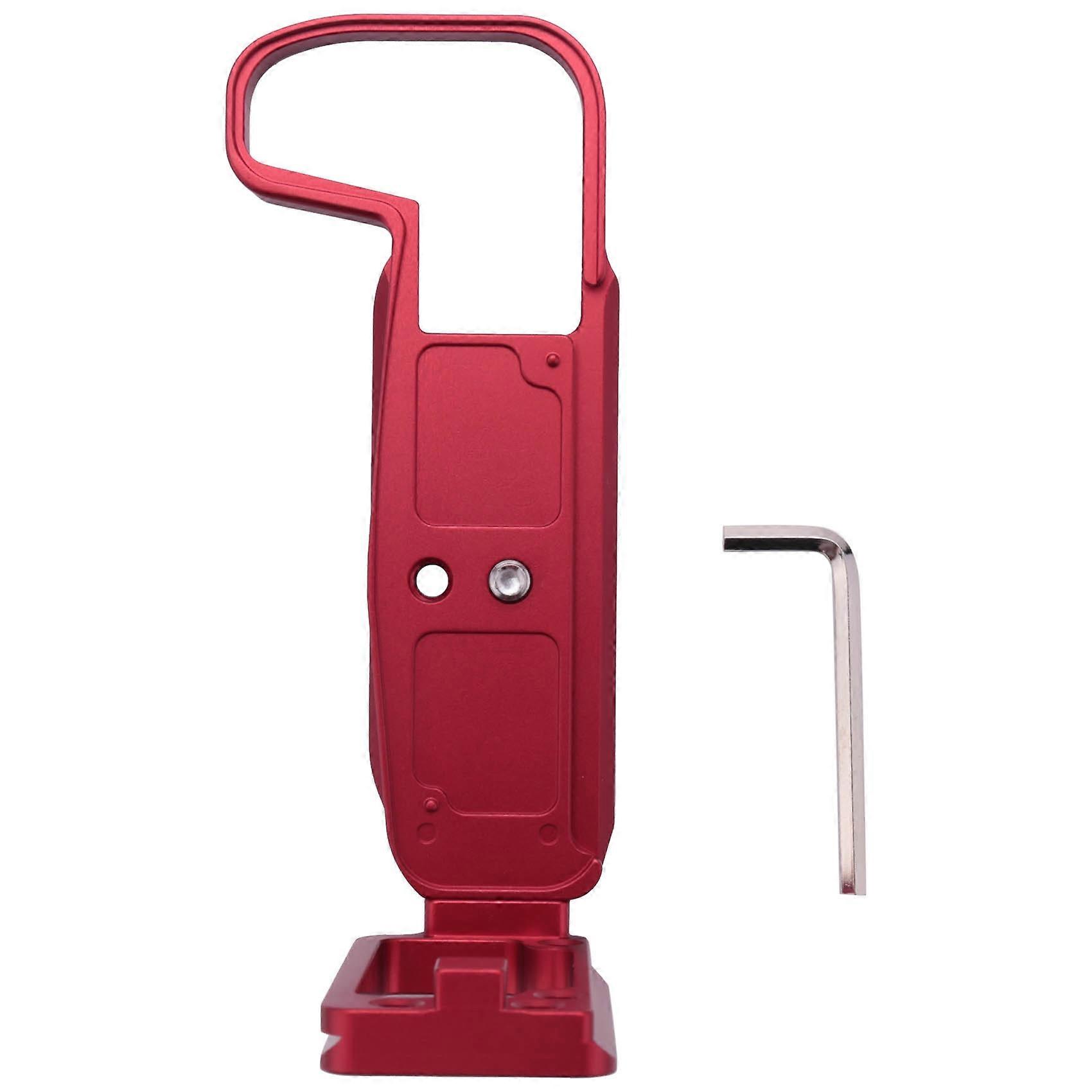 For RP Vertical Quick Release L Plate Bracket Holder Hand Grip Base Handle Red