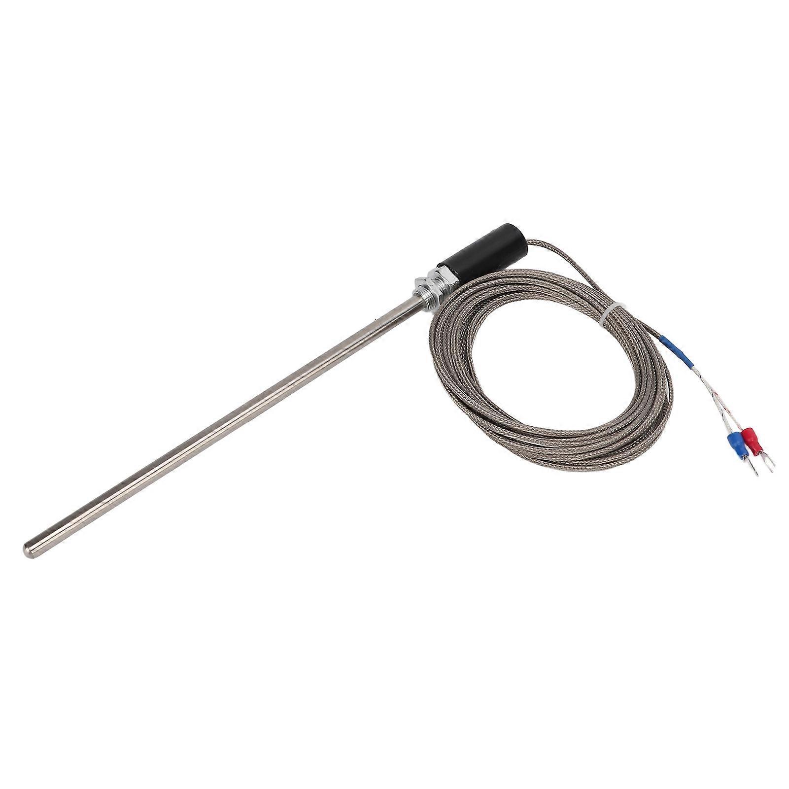 M12 Probe Type Thermocouple K Type Stainless Steel Temperature Sensor Temperature Probe5m