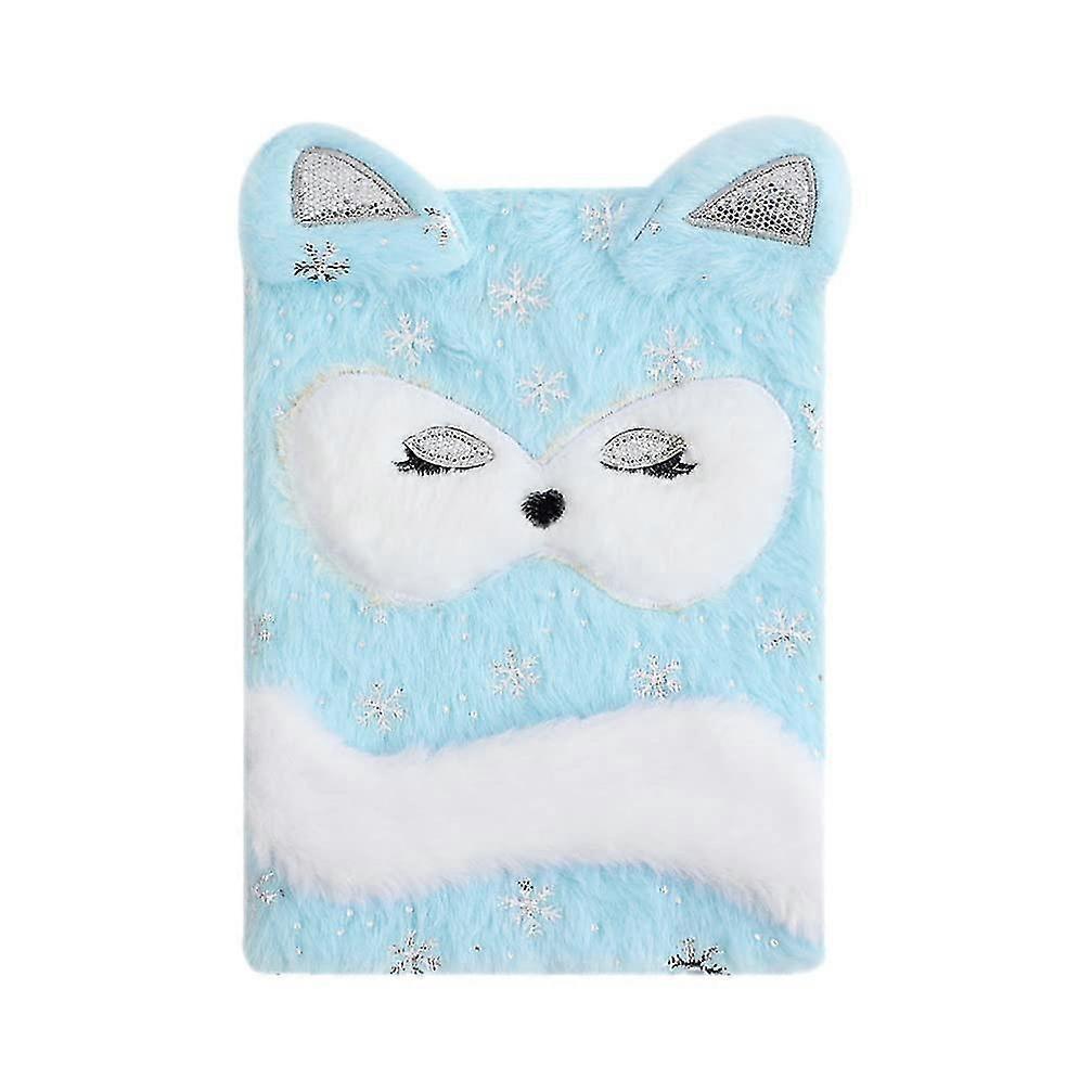 Snowflake Fox Book Travelers Notebook Notepad Notbook for Work Composition Notebook  Diary Notebook Cute Writing Notebook blue