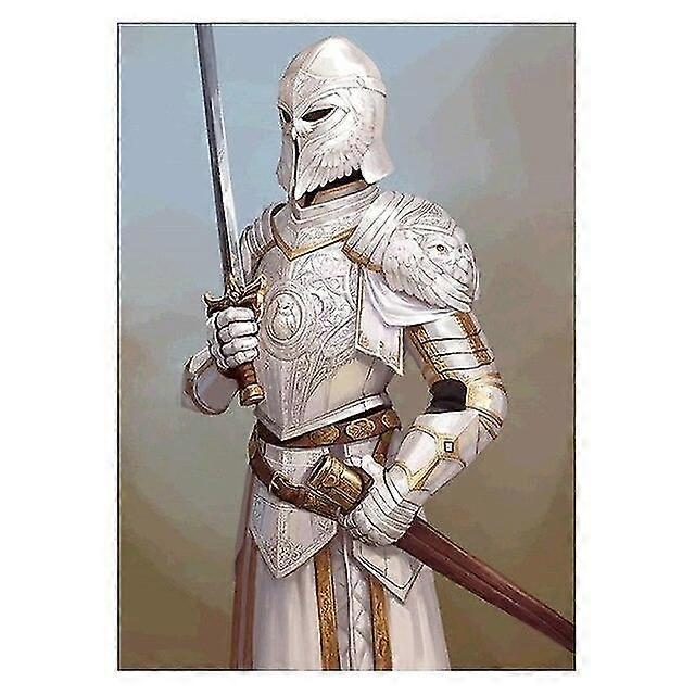 Knight Pattern 5d Full Diamond Cross Stitch Diamond Mosaic Home Decoration
