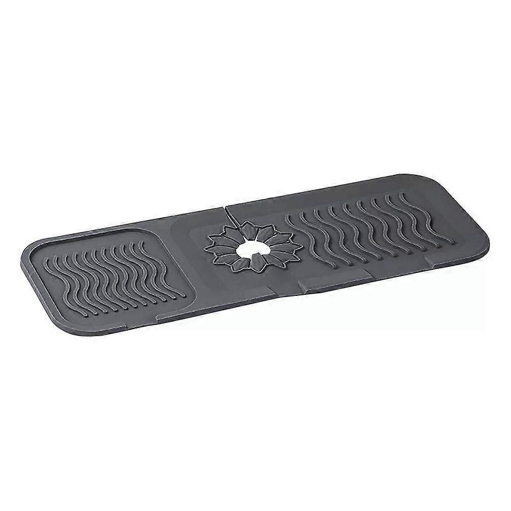Faucet Splash Guard Sink Drip Water Pad Mat Draining Drying Tray Bath Kitchen