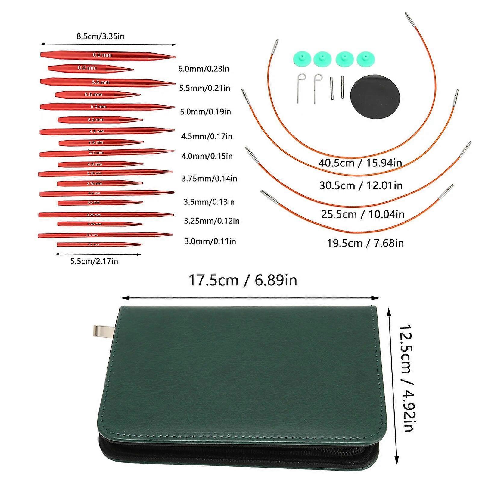 Circular Needle Knitting Needle Printed Size for Sewing