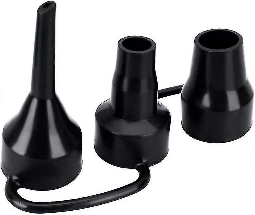 Plastic Inflator Adapter Replacement Nozzles, Pump Nozzle Head 3 Sizes For Inflatable Pool