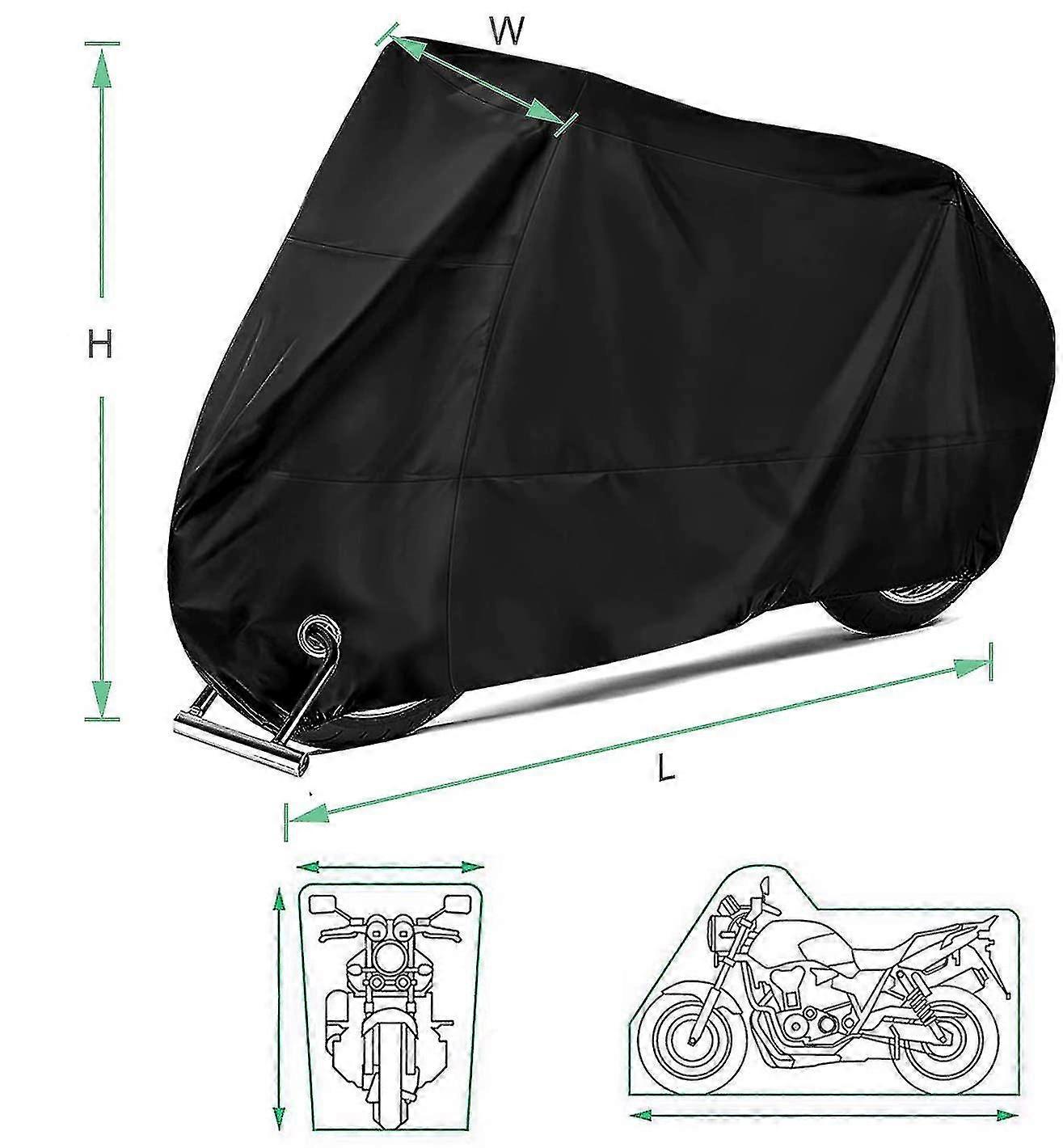 Motorcycle Waterproof Cover With Lock-Holes