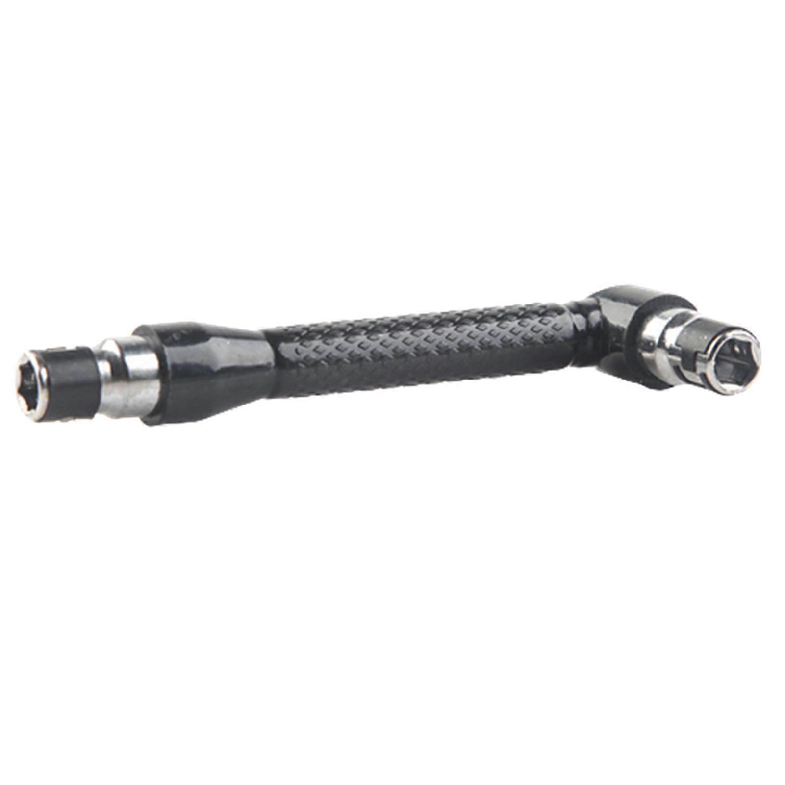 6.35inch Double End Socket Wrench L-Type Screwdriver Bits Head Extension Rod