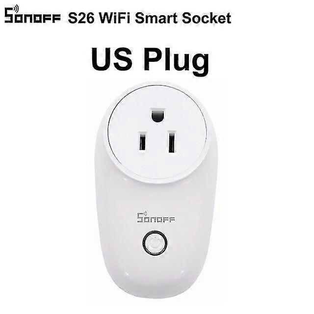 Sonoff S26 Wifi Socket Eu/us/uk/cn/au Wireless Plug Sockets