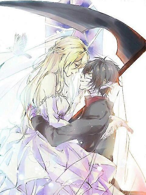 الماس صورة 5D التطريز ديكور المنزل الأزواج أنيمي اللوحة الكاملة الحفر عبر غرزة هدية اليدوية ملصق الحائط