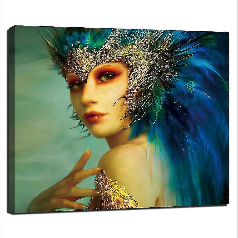 Zlau 5d Diy ילדה הודית יפה ציור יהלום ציור רקמה צלב תפר ערכת תפר בית תפאורה ופסטיבל מתנות ללא מסגרת