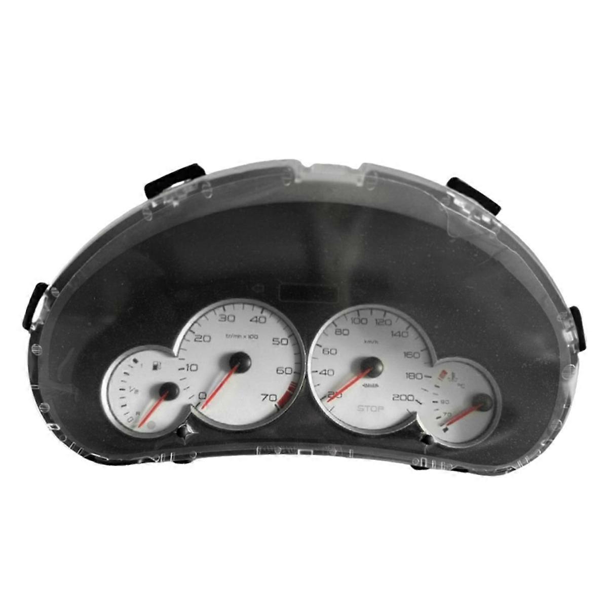 Ensemble de combiné d’instruments de carburant de voiture MT 9648837080 6104VG pour 206 2005-2008 Compteur d’instruments Dashbo