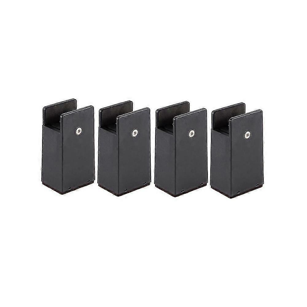 Adjustable Bed Risers 4in,furniture Risers With Screw Clamp,4pc Couch Risers For Furniture Thicknes