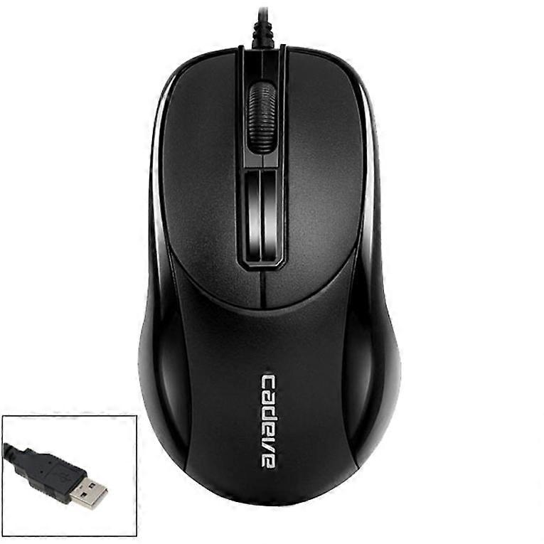 2 PCS Household Computer Wired Mouse