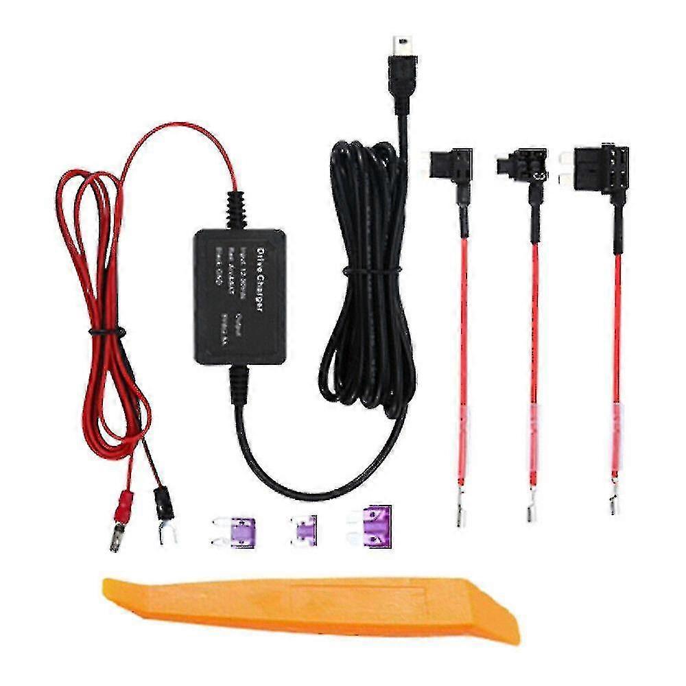 Car Hard Wire Kit Dvr Box For Recorder Dash Cam Camera Gps Nextbase Mini Usb