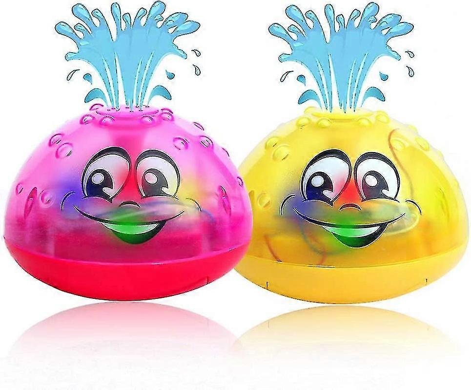 2 Pcs Baby Light Up Bath Toys