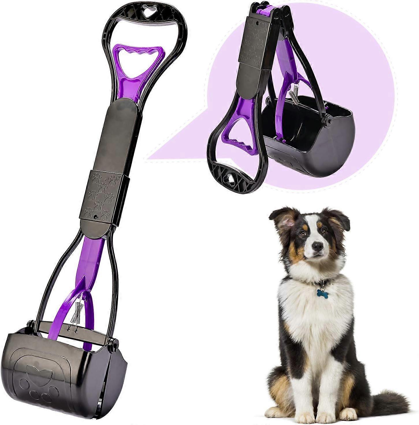 Pets Pooper Scooper For Large & Medium, Small Dogs, Portable Foldable Handle