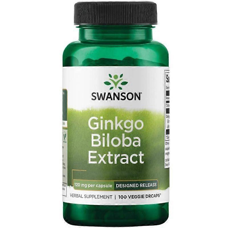 Swanson Ginkgo Biloba Extract 120mg Capsules 100