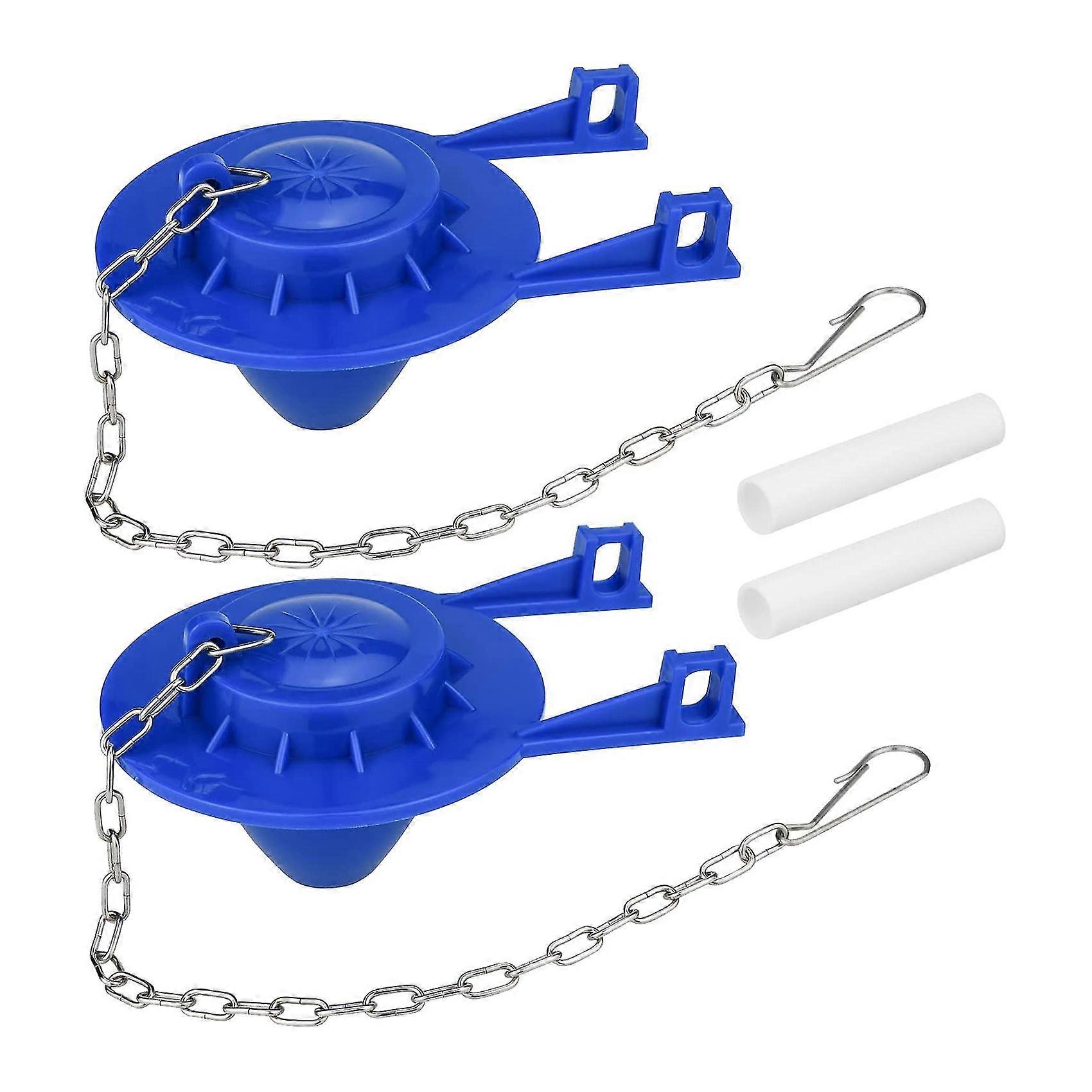 Toilet Flapper Replacement Kit,2 Pcs Upgrade Pvc Material 2 Inch Universal Compatible With American
