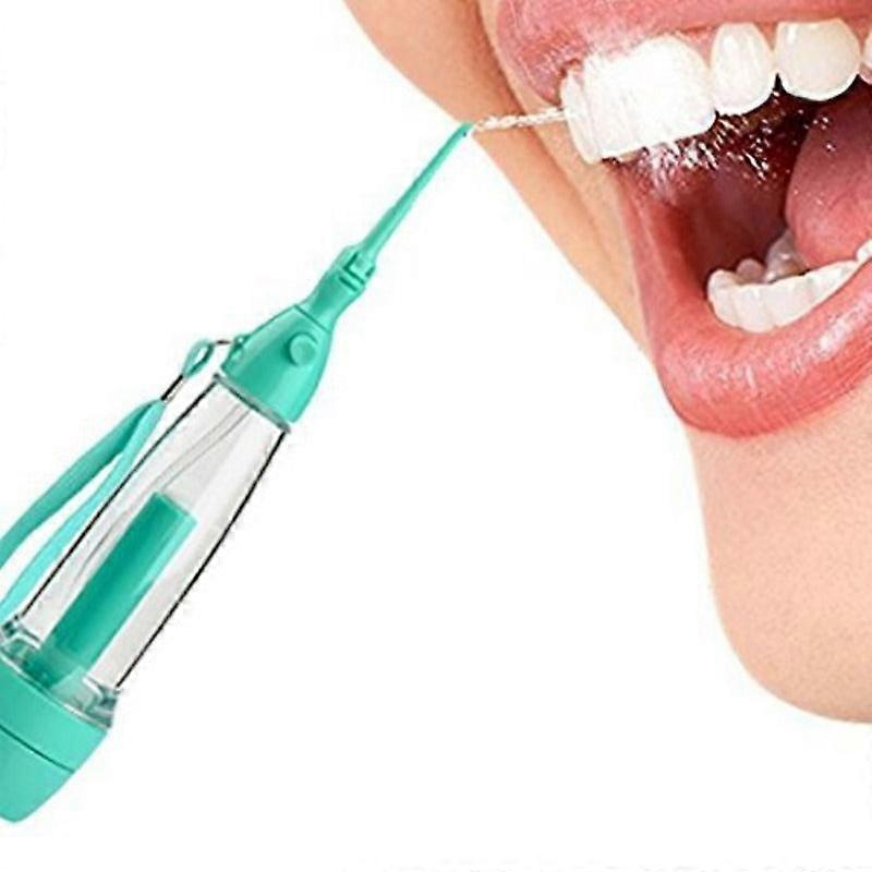 Manual Water Flosser | 70ml Portable Dental Irrigator - Non-electric Oral Cleaner For Travel, Braces & Implants (no Battery Needed)