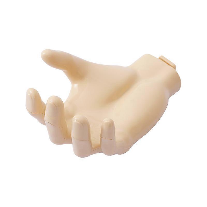 Hand-shaped wall strong punch-free traceless hook beige