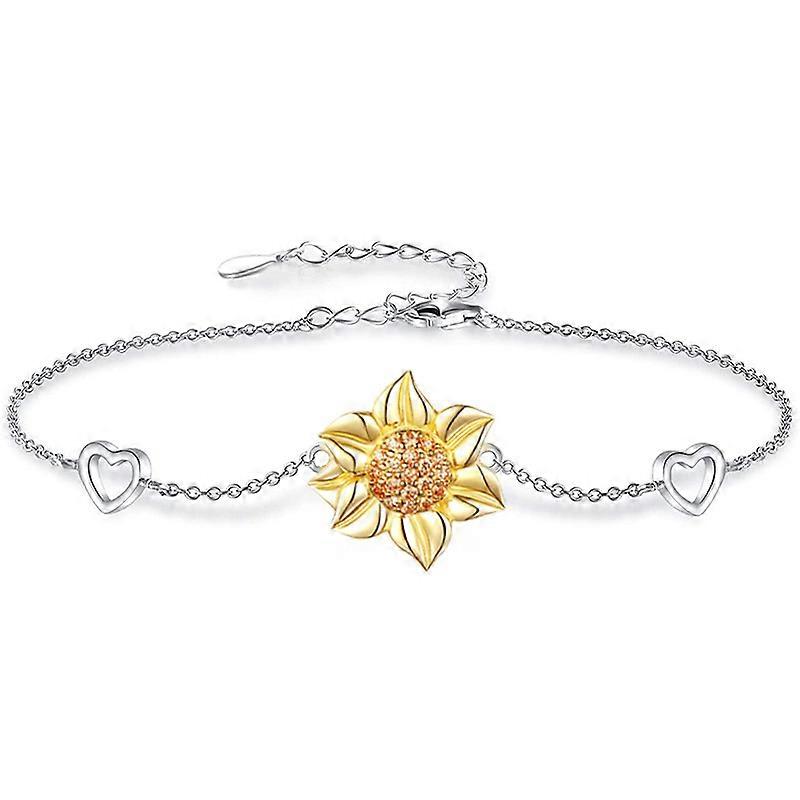 Sunflower flower two-color sunflower bracelet