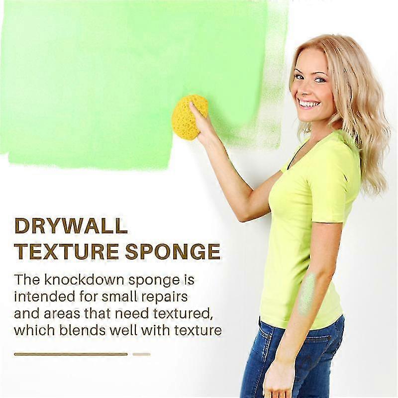 4pcs Texture Sponge Drywall Texture Sponge Texture Patch Sponge For Texture Repair Diy Painting Ceil
