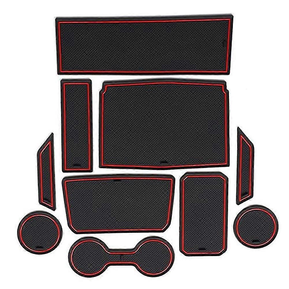 For Accessories 2 Door Interior H Inserts, Console Mats For 2021 2022