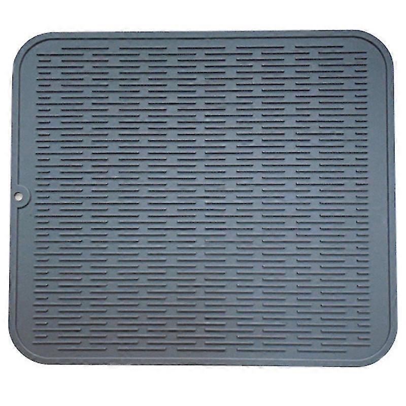 Large Multifunctional Silicone Placemat Dish Drying Mat Kitchen Draining Table Drain Mat Sink Non-s