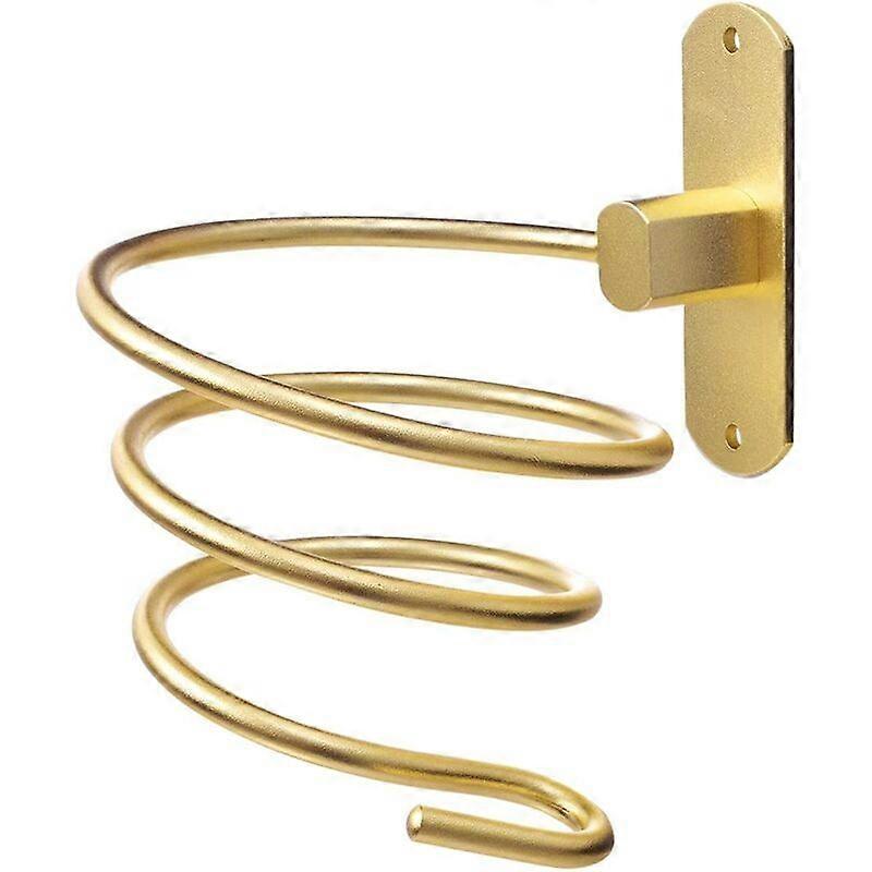 Bathroom Hair Dryer Wall Mount (Gold)