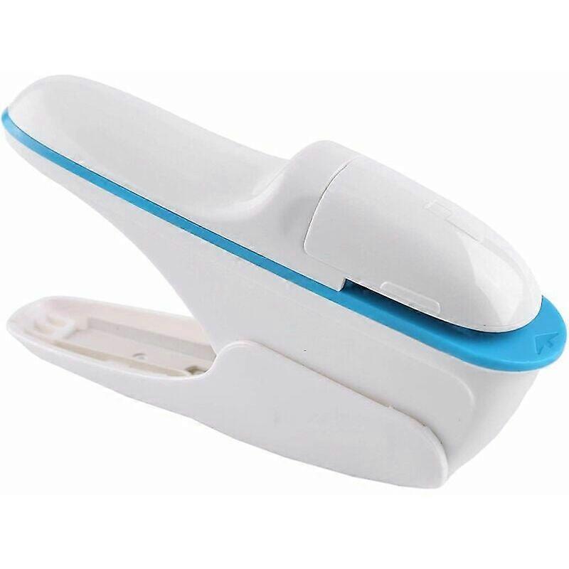 Hand-held stapler-nailer Mini paper stapler, without pliers, white