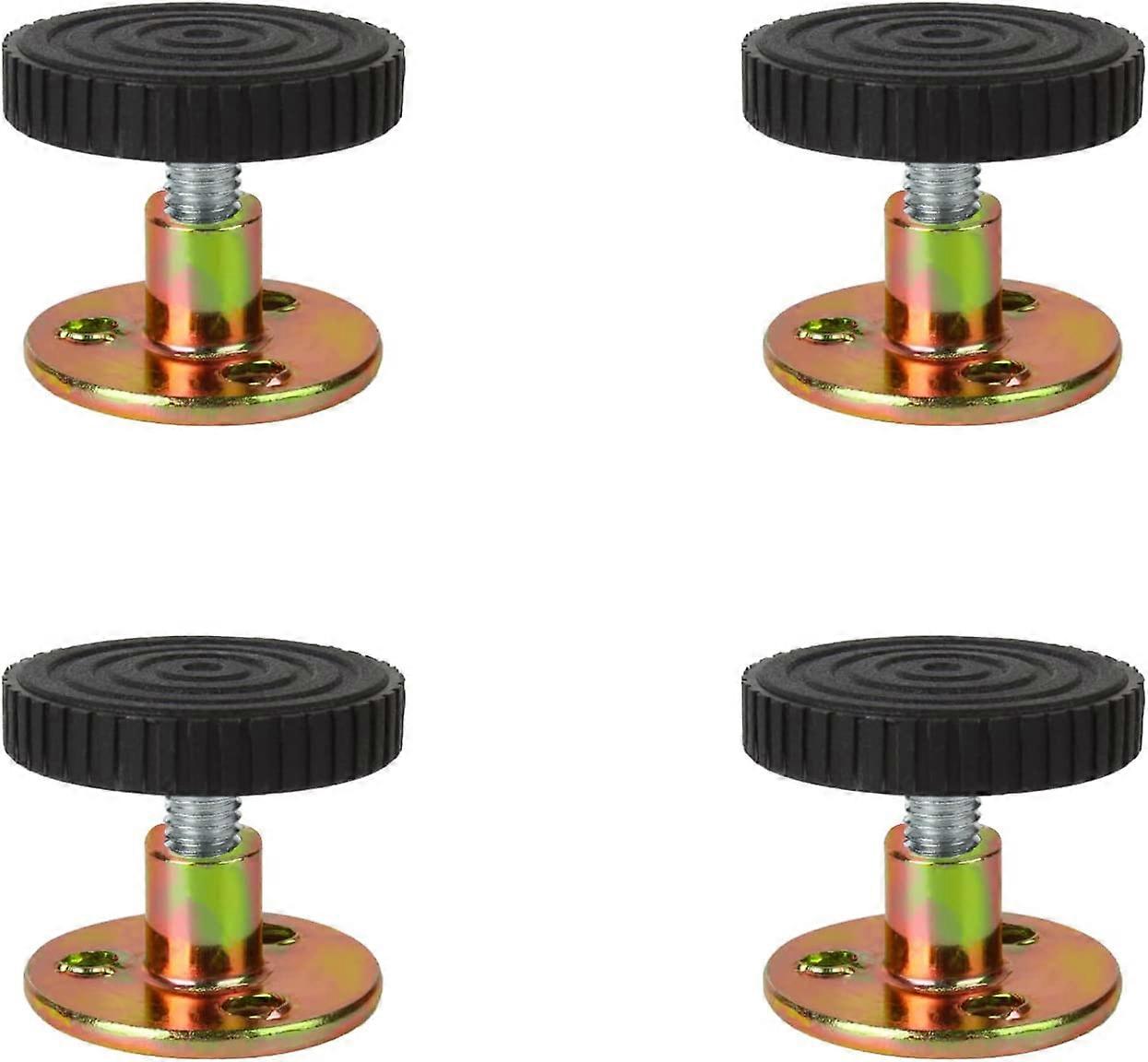 4 Pcs Anti-Shake Bed Frame for Bed Sofa Stabilizer, Black  (33-40 mm)