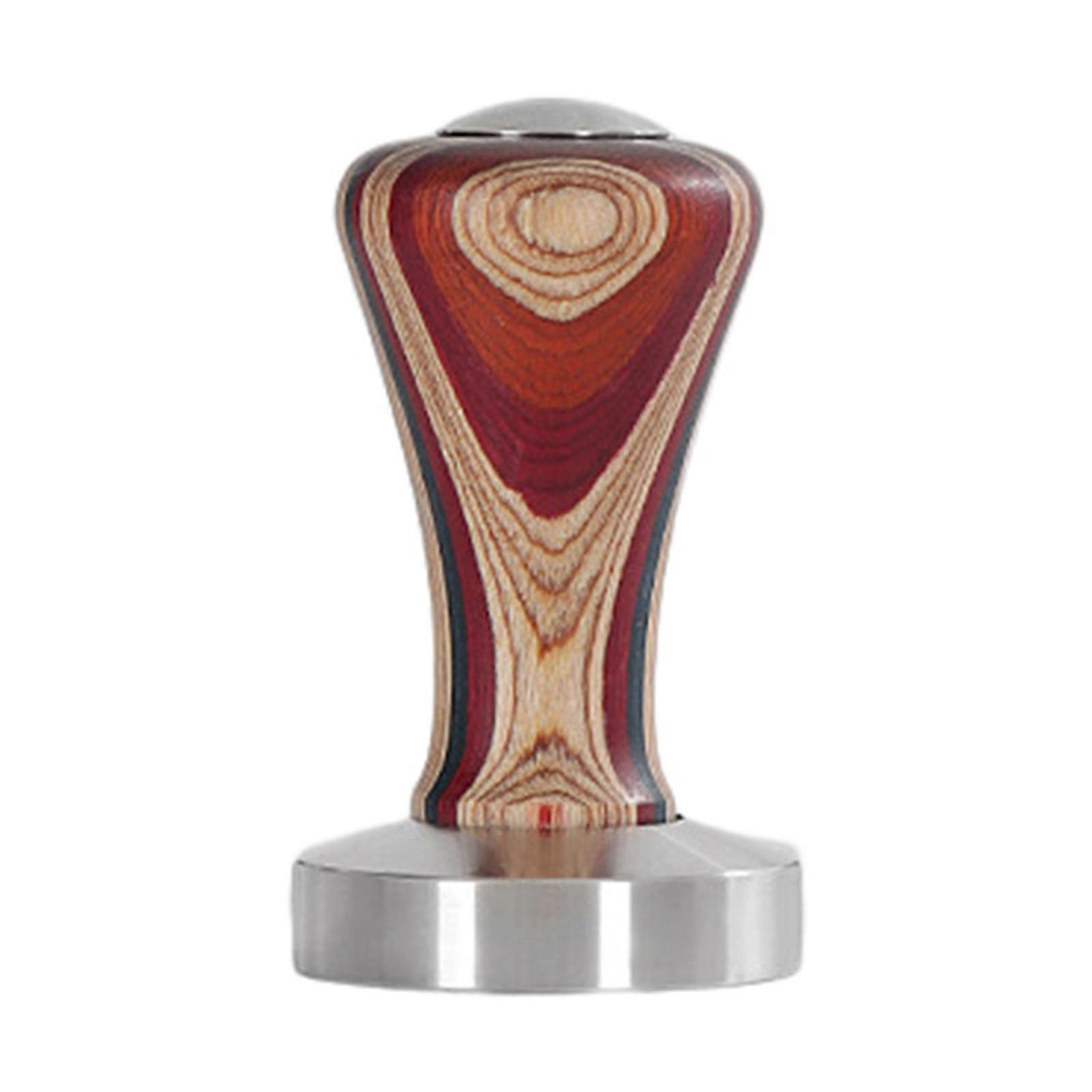 Coffee Bean Tamper High Durability Rust-proof Stainless Steel Espresso Hand Tamper Flat Base Coffee Bean Press Kitchen Tool KAESI