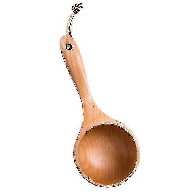 Bath Sauna Kitchen Wooden Bucket Spoon, Soup Spoon