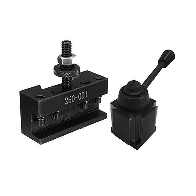 2Pcs 250 - 001 Quick Change Tool Turning Tool & 250-000 Wedge Quick Change Tool Kit Lathe Tool Knif