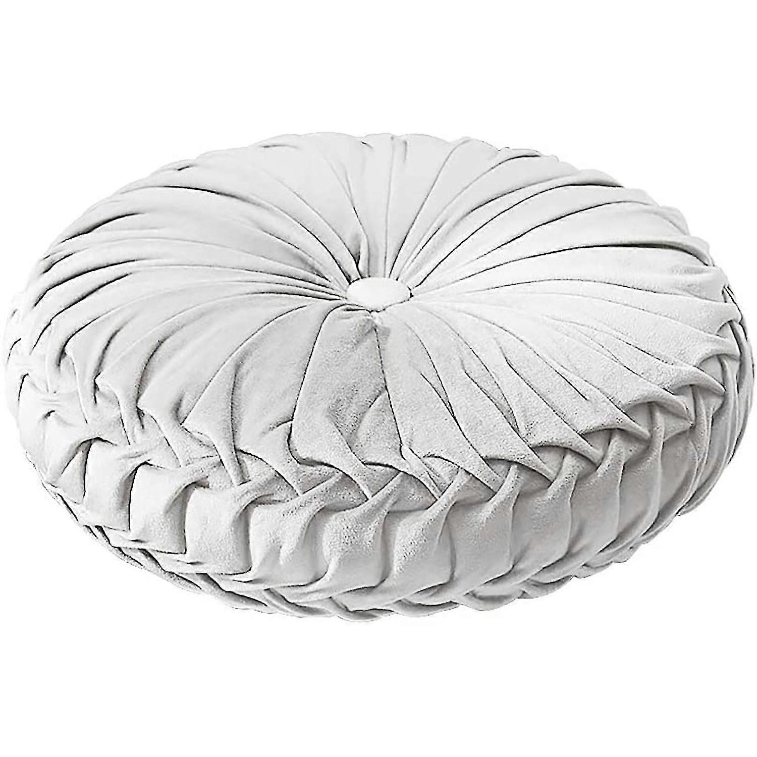 Round Filled Cushion Home 38cm Round Throw Cushion With Pumpkin Seat Cushion