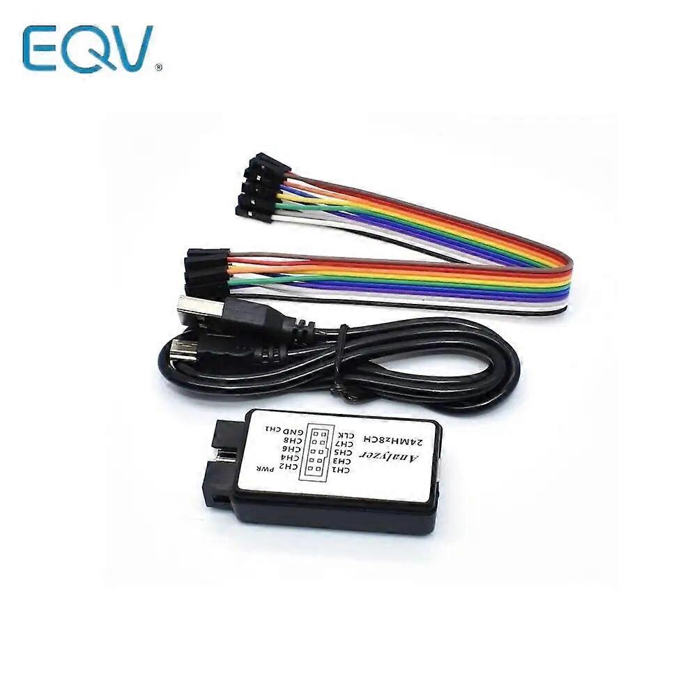 USB Logic Analyzer 24MHz 8 Channel 24M/seconds Logic Analyzer Debugger For ARM FPGA Logic Analyzer Logic 24M 8CH