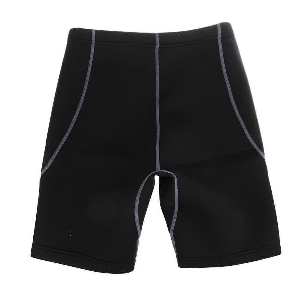 2xNeoprene Wetsuits Shorts Thick Warm Elastic Trunks Diving Swimming Pants M