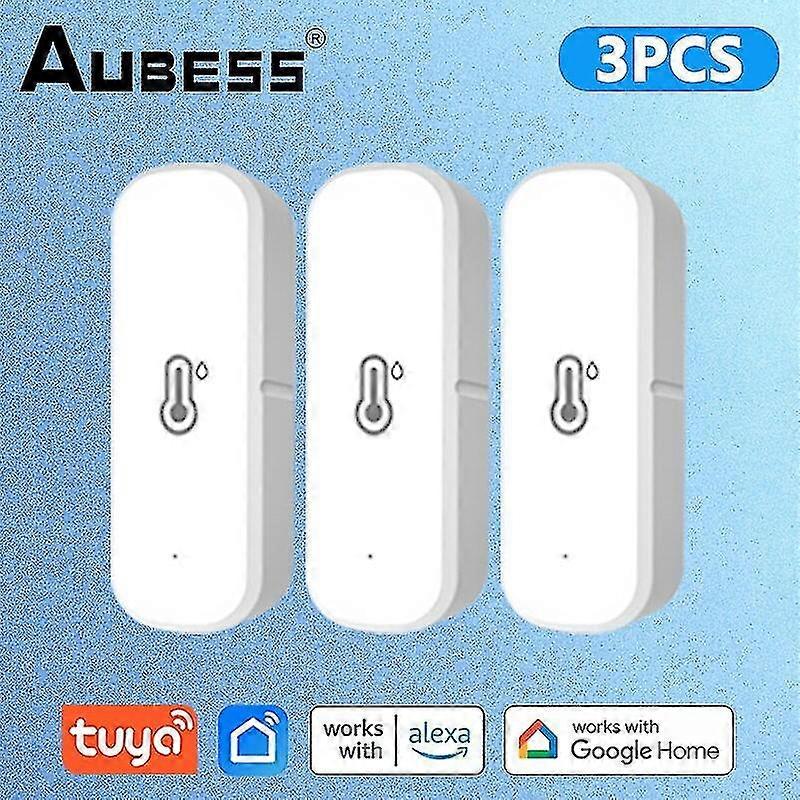 Tuya Wifi Temperatuur en Vochtigheid Detector Sensor Indoor Thermometer Sensor Smart Home Scènes Intelligente Linkage Share Control