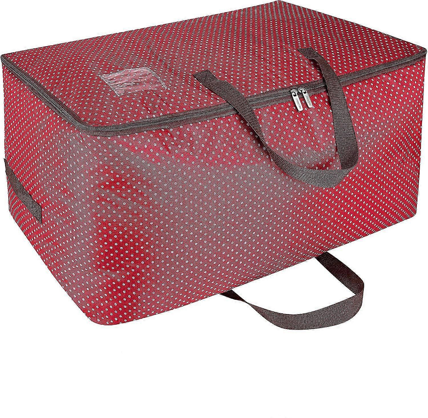 100l Large Underbed Clothes Storage Bag With Zip, Moisture Proof(grey Star)