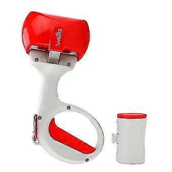 Pet Waste Outdoor Pick Up Excreta Cleaner With 1 Roll Decomposable Bags Dog Pooper Scoop Shovel Pet Accessories