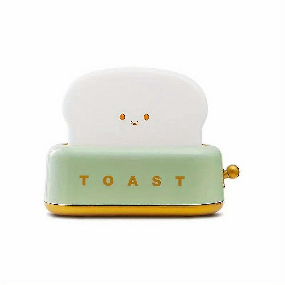 Toaster Night Light Soft Light Cute Simple Night Light Bedroom Bedside Timer Sleep Light