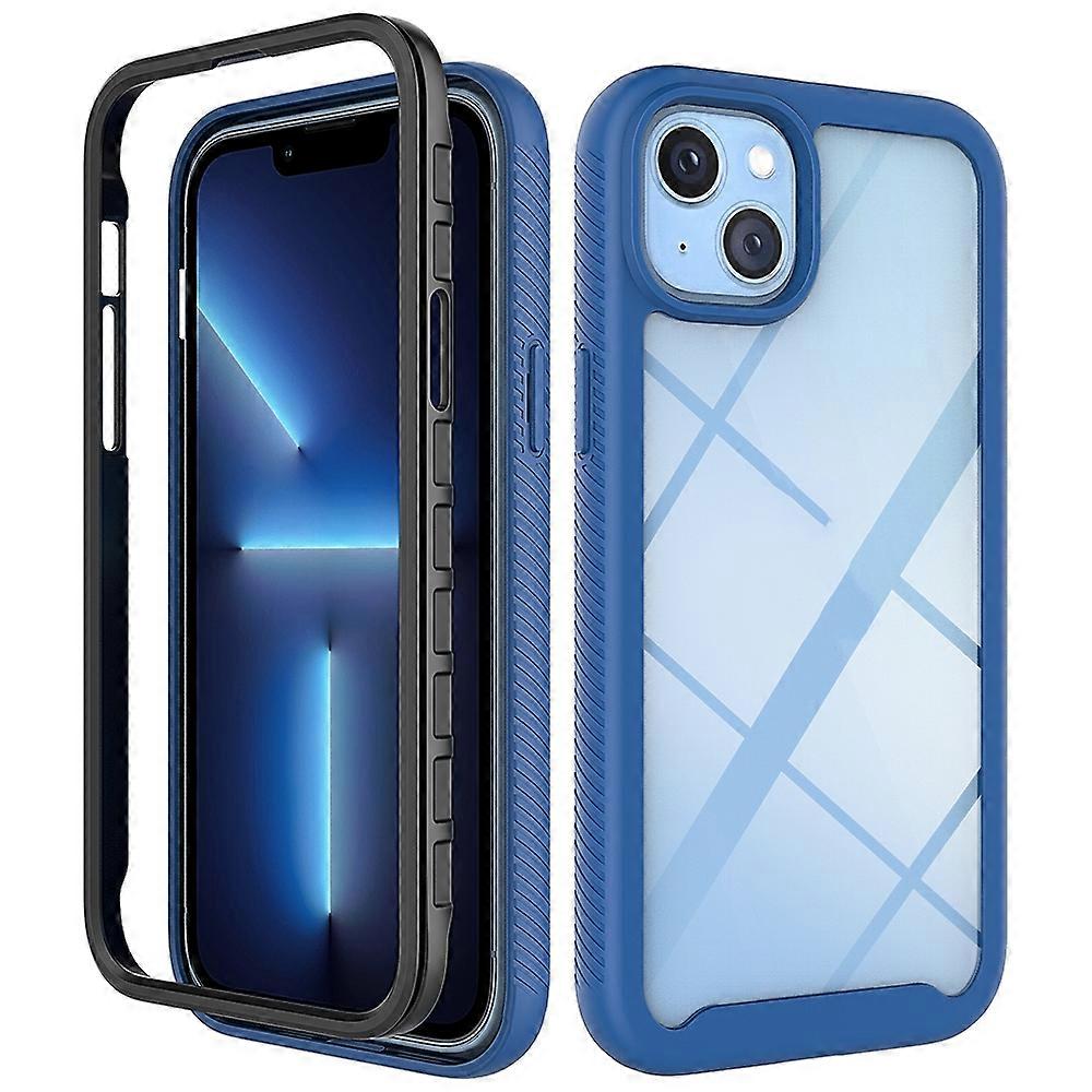 Starry Sky Solid Color PC + TPU Phone Case For iPhone 14