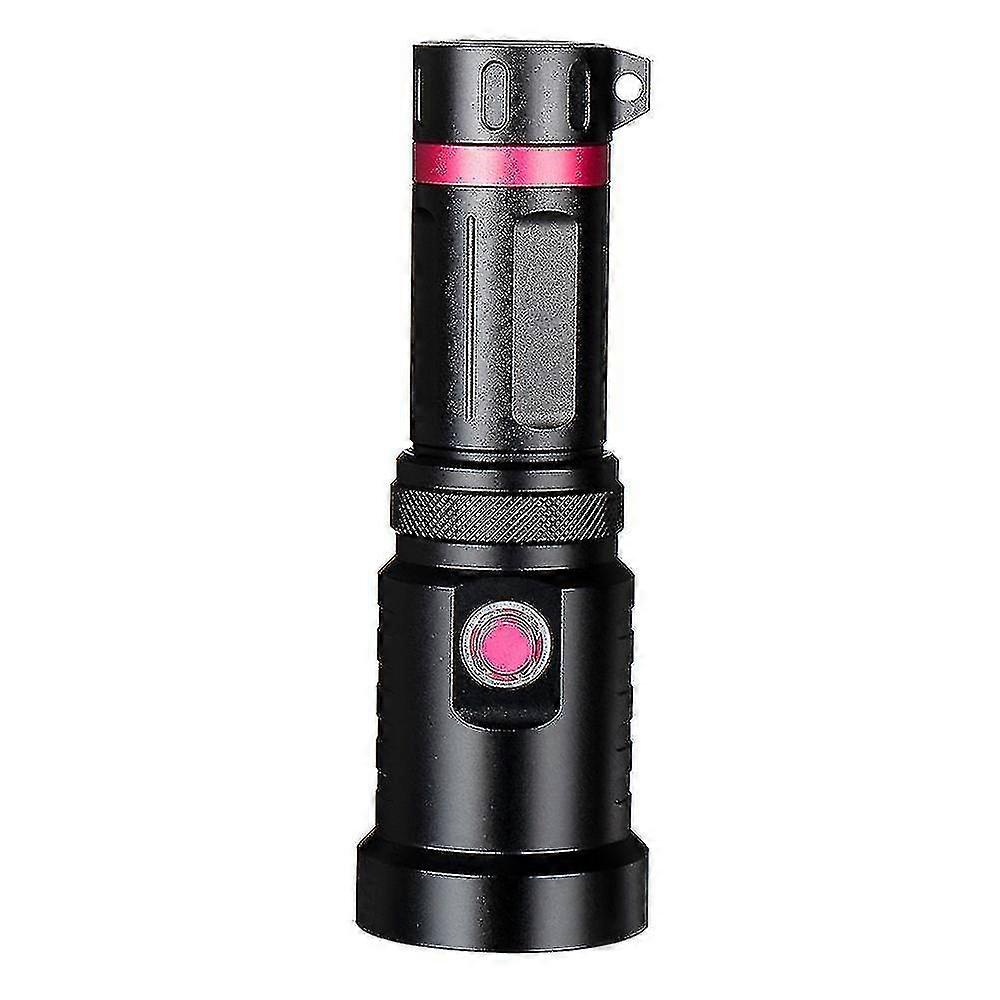 Led Flash Usb Recharable Alloy Flash P70 For
