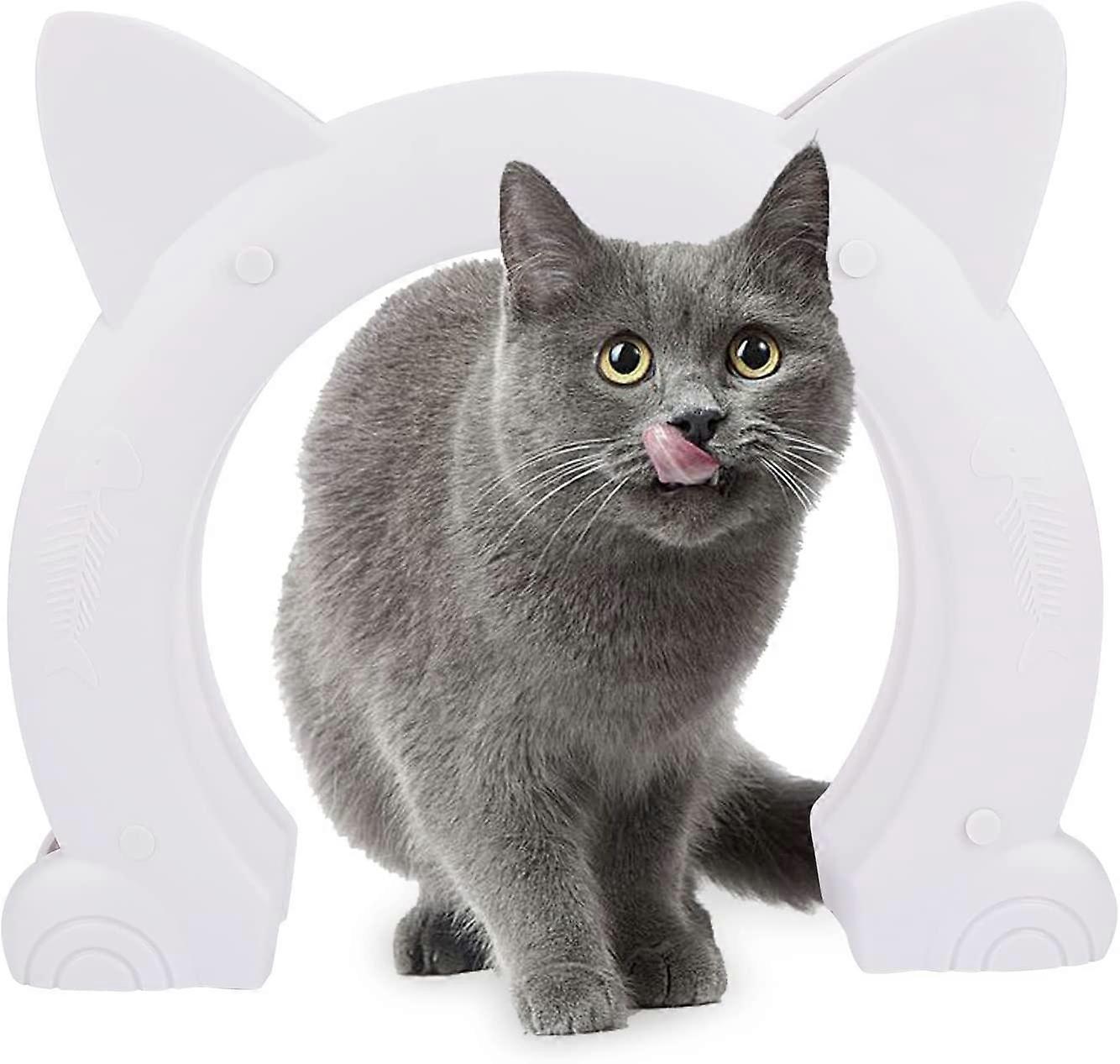 Cat Dog Door Hole (White)