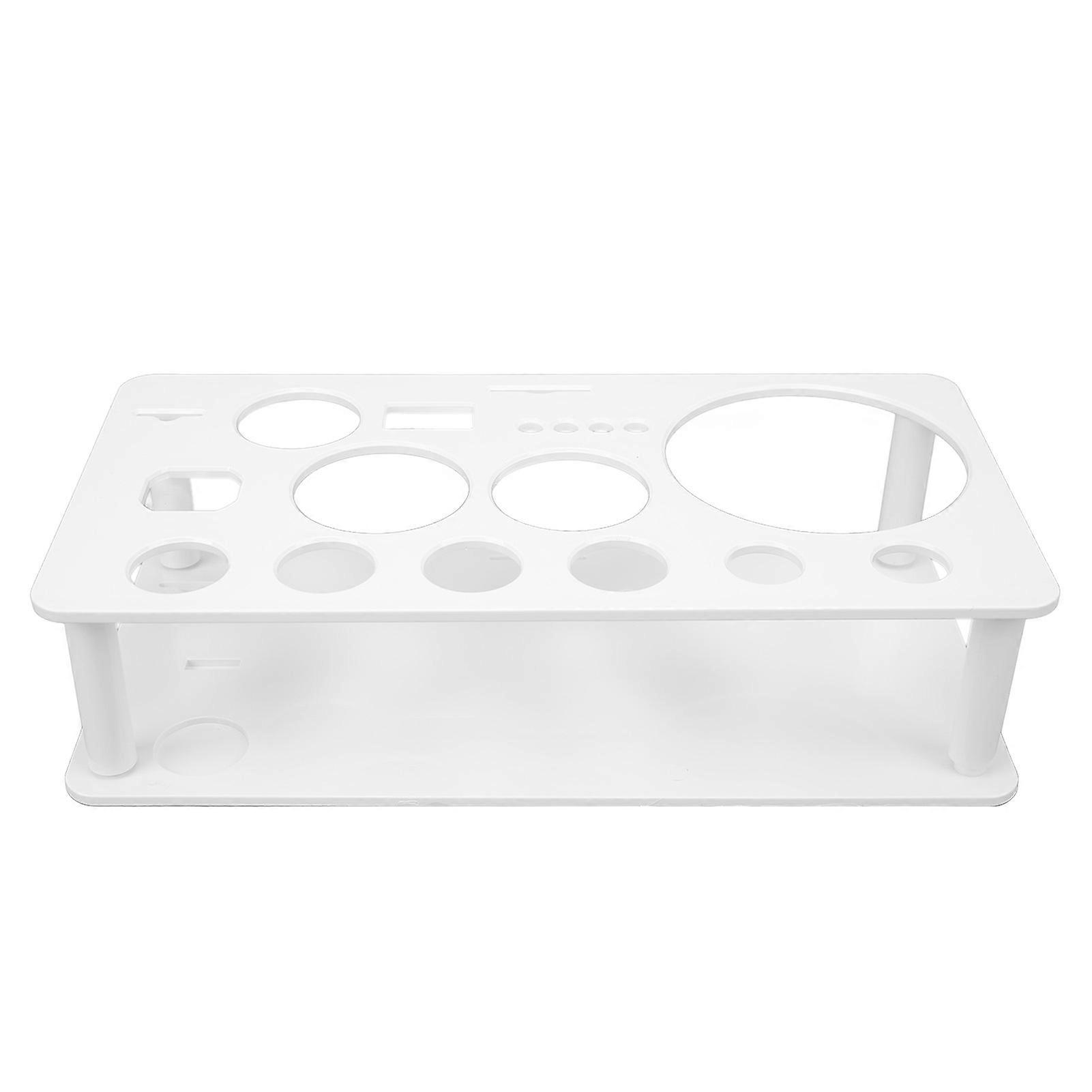 Bartender Kit Stand Detachable Space Saving Odorless Multipurpose Plastic Bartending Tool Holder for Bar Home White Large