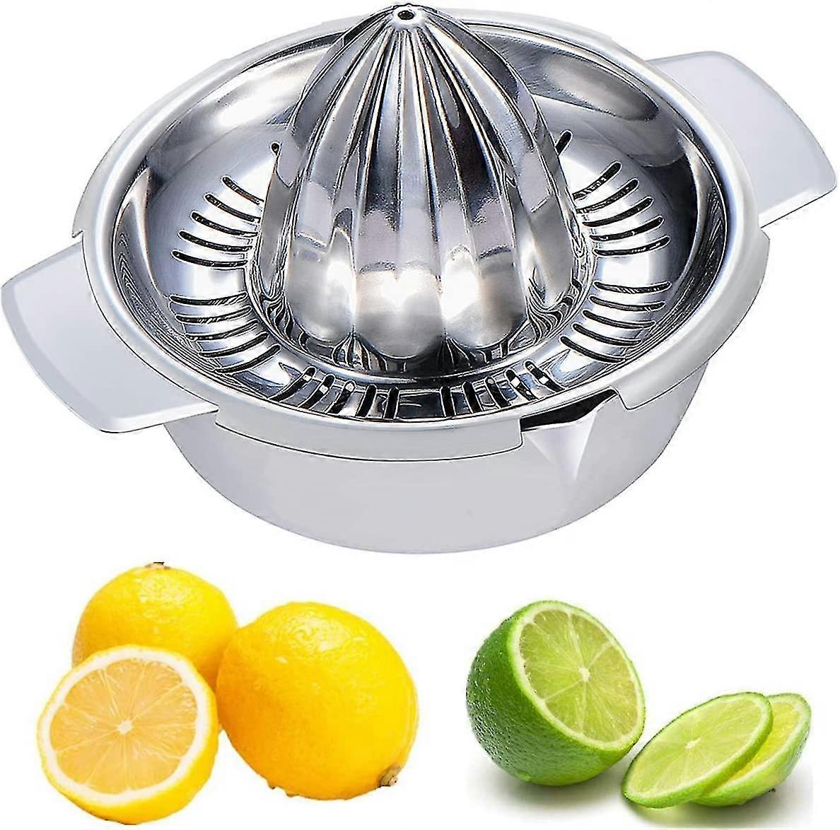 Citrus Lemon Orange Juicer Manual Squeezer Stainless Steel 304 Robust Hand Juicer Reamer Rotation Press Zekai