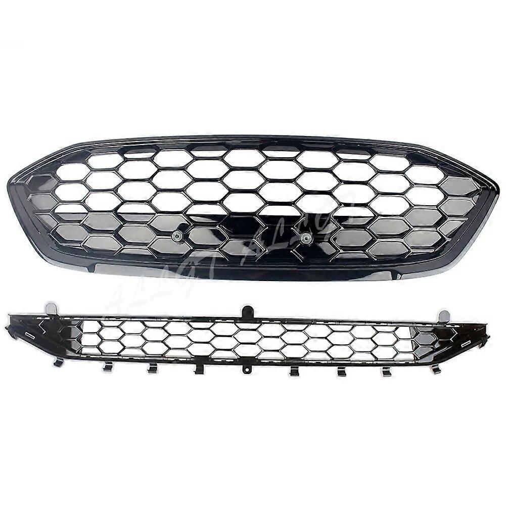 For 2022-2023 Mitsubishi Outlander Front Lower Grille – Black Bumper Grill Soillar