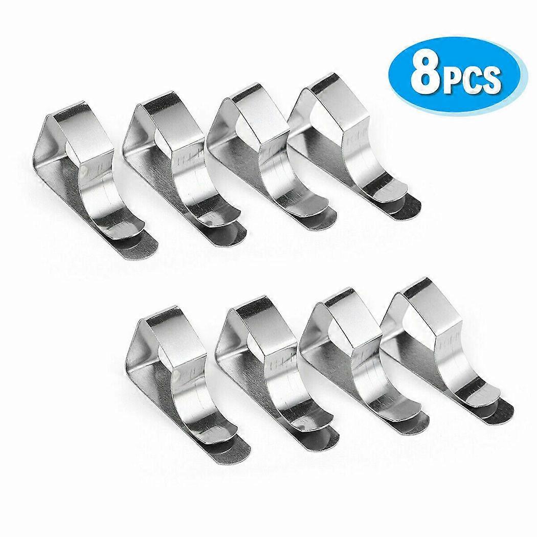 Durable Stainless Steel Tablecloth Clamps - Elegant Decorative Holders for Weddings & Parties - Secure 8/24Pcs Set, Perfect for Indoor & Outdoor Home