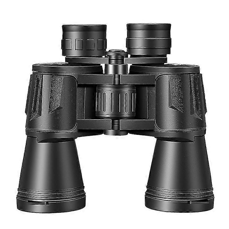 High Power 10x50 Binoculars for Adults, Compact Binoculars for Bird Watching, Travel, Hunting, with Strap Carry Bag and Smartphone Adapter(Black)